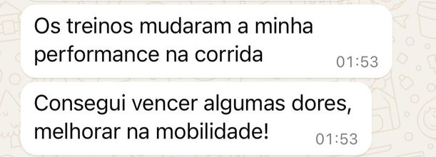 Mensagem de aluno