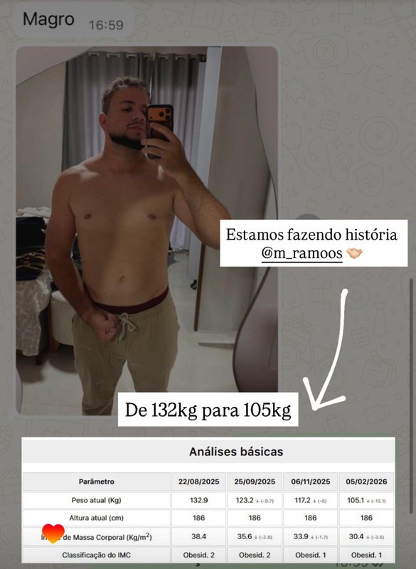 Mensagem de aluno