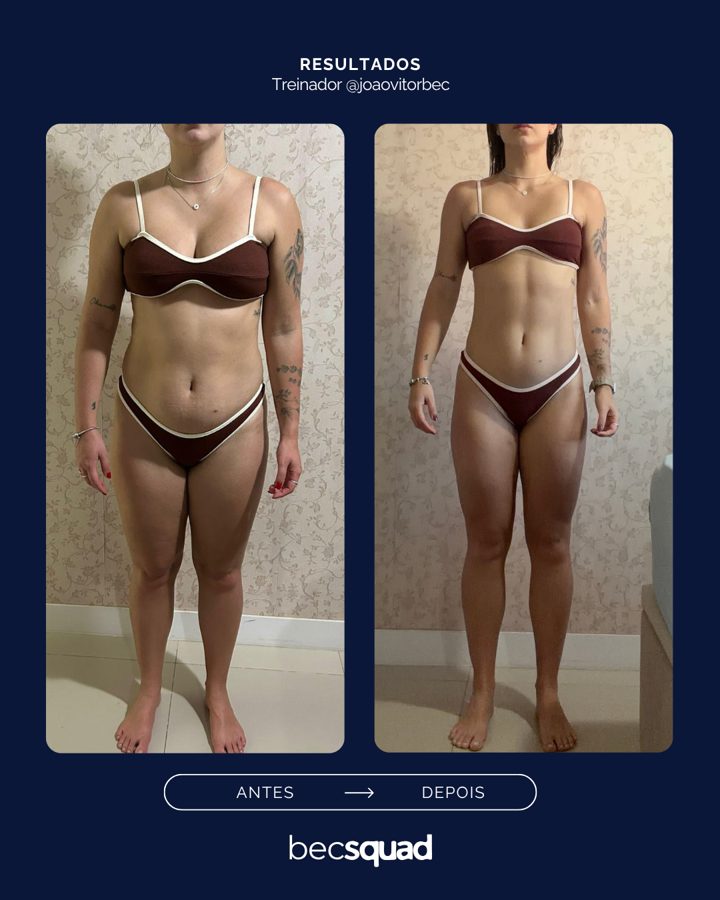 Antes e depois de aluno