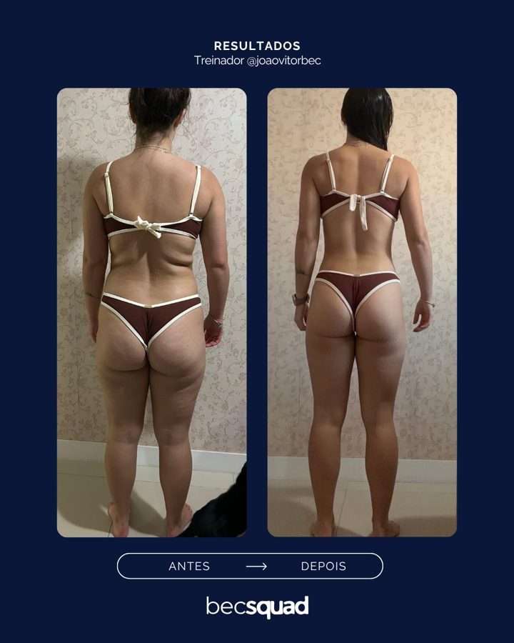 Antes e depois de aluno