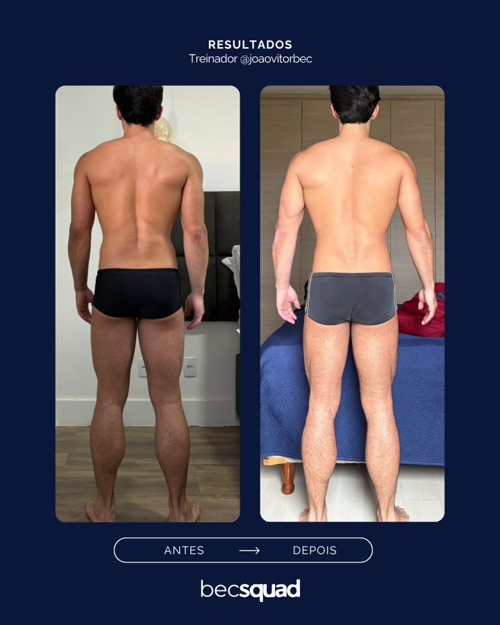 Antes e depois de aluno