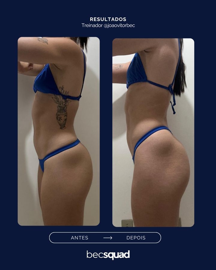 Antes e depois de aluno