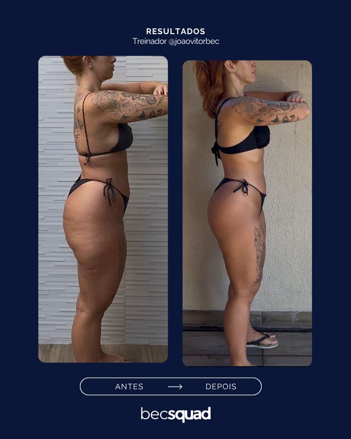 Antes e depois de aluno