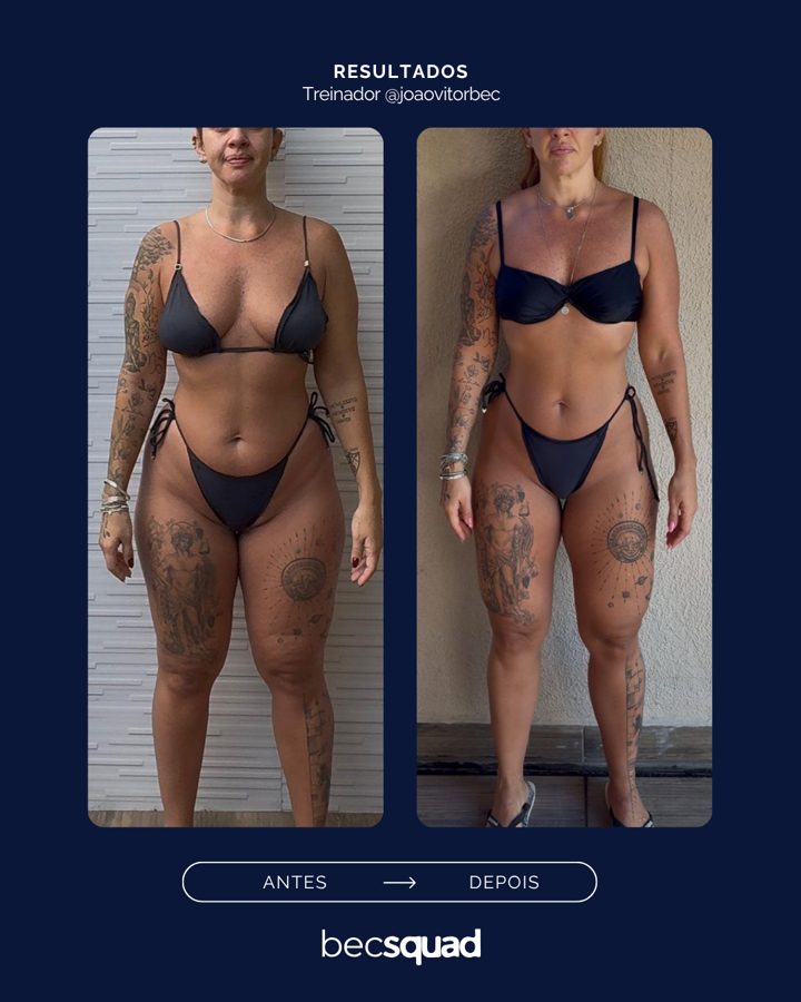 Antes e depois de aluno