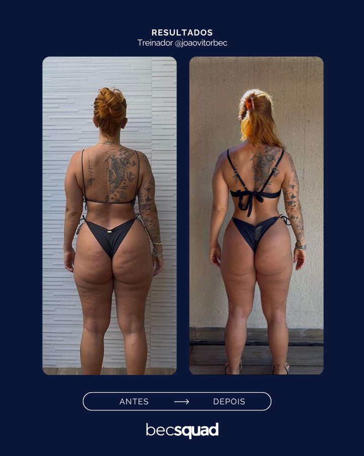 Antes e depois de aluno