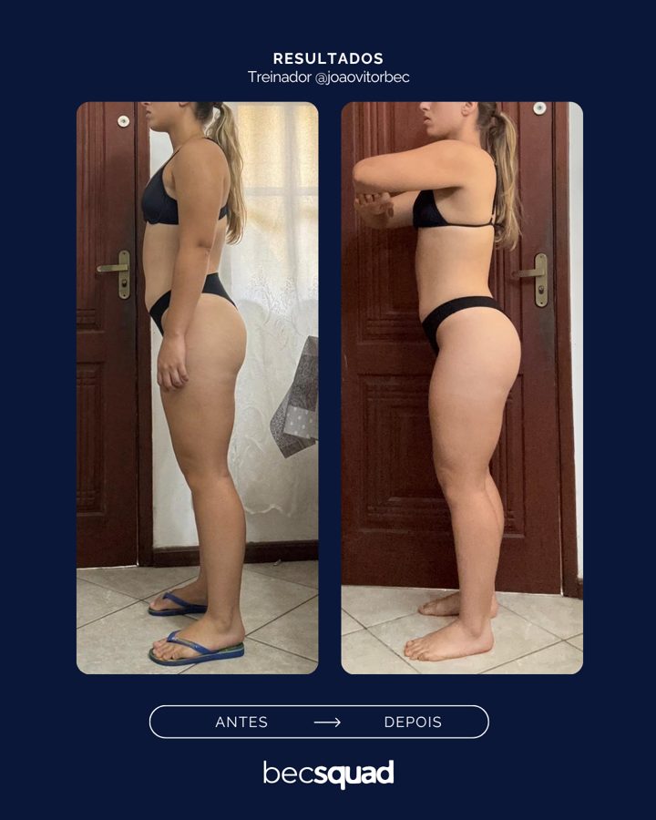 Antes e depois de aluno