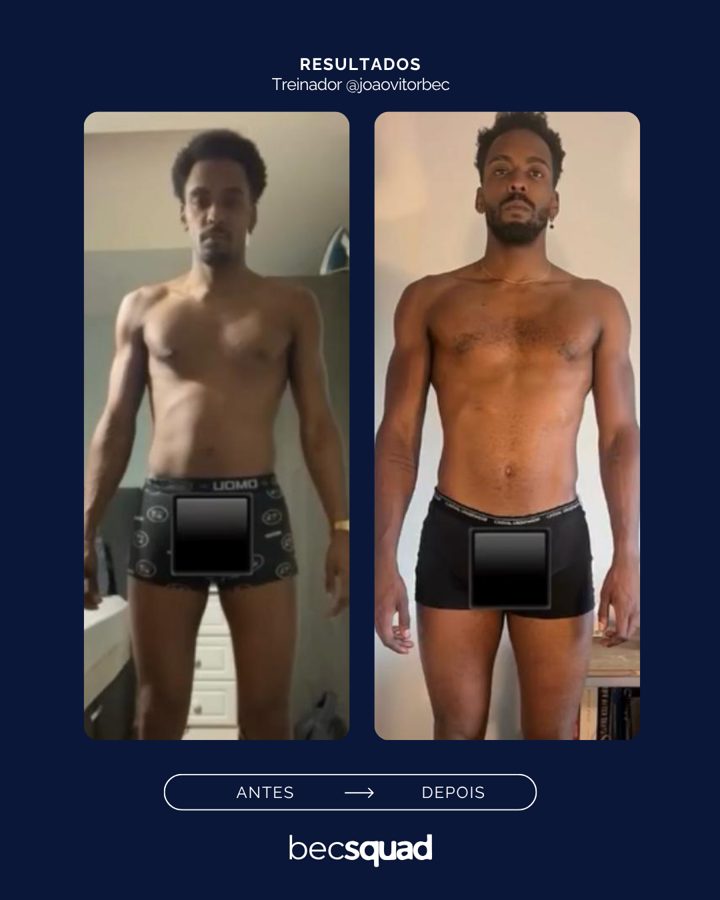 Antes e depois de aluno