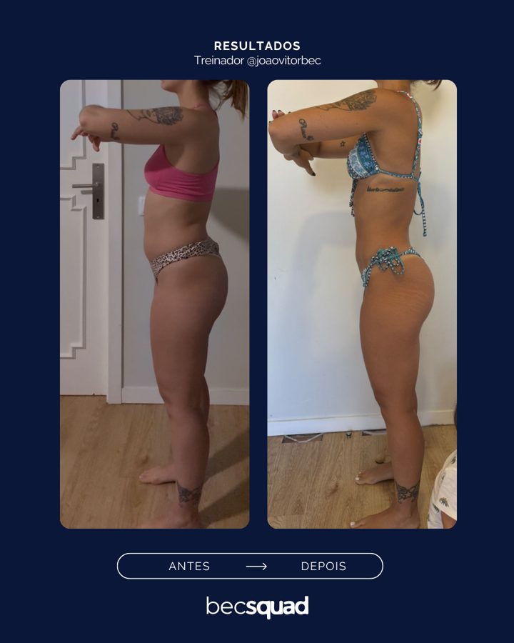Antes e depois de aluno