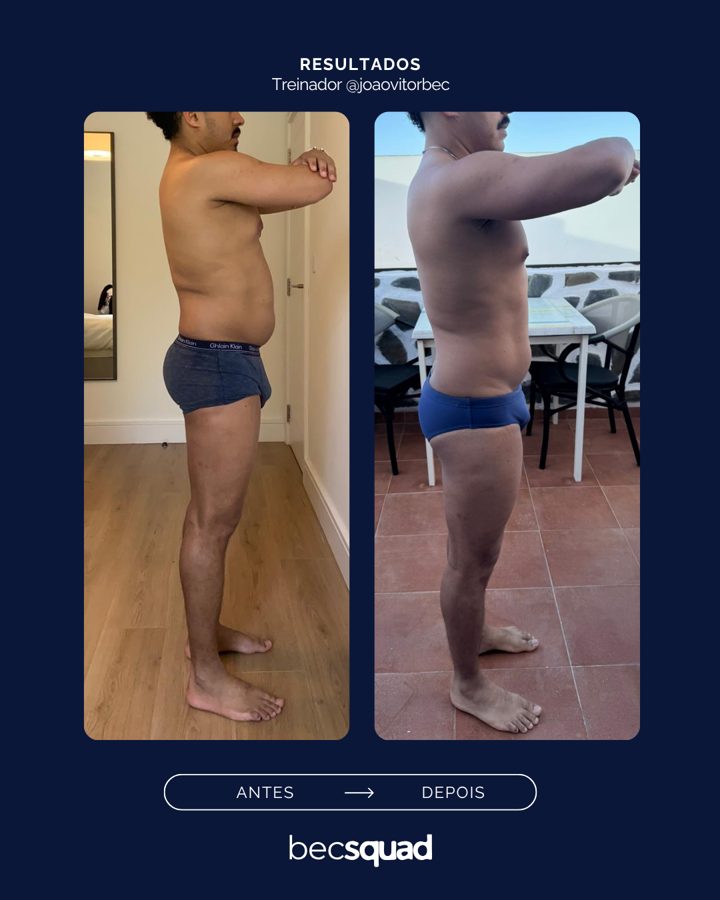 Antes e depois de aluno